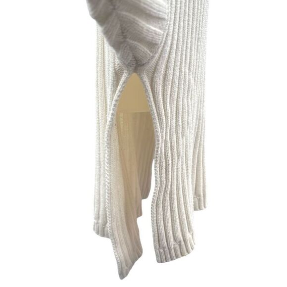 One Teaspoon Knit Sweater Size Small Oversized High Neck Split Sides High Low - Picture 4 of 9